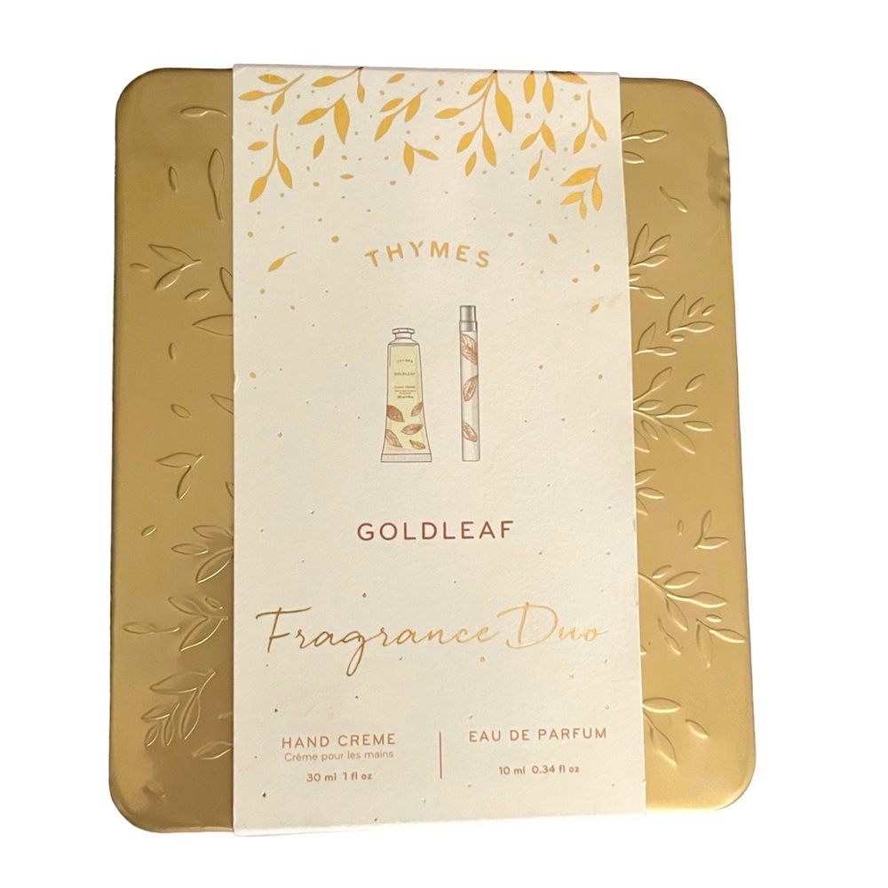 *NIB* Thymes GOLDLEAF Fragrance Duo (hand cream & parfum)